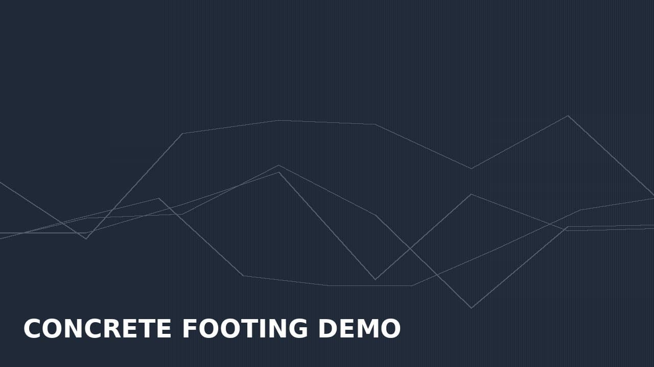 Concrete Footing Crack — Field Demonstration thumbnail